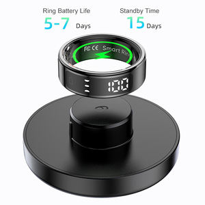 2025 yeni R11 akıllı sağlık yüzük 5ATM su geçirmez nabız kan oksijen uyku izleme jest uzaktan kumanda parmak yüzük - Product Image 5