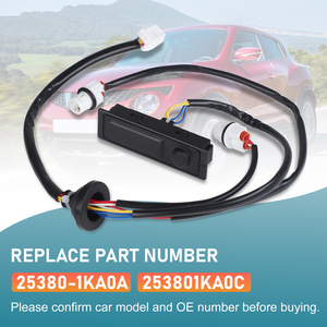 สวิตช์ประตูท้ายรถ 25380-1KA0A สำหรับนิสสัน จู๊ค 1.6L 2011-2017 สีดำอะไหล่ทดแทน - Product Image 3
