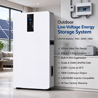Batterie solaire hybride LiFePO4 pour ferme et jardin, système de stockage d'énergie extérieur (ESS) IP65, 51.2V 314Ah, CAN AC