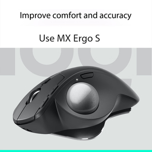 Ratón Inalámbrico con Trackball Logitech MX Ergo S, Ergonómico 20 °   Función de inclinación, Clic silencioso, Carga USB-C, 6 botones personalizables - Product Image 3