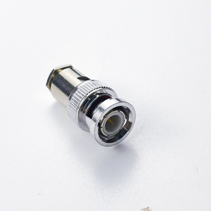 Connector BNC Male Right Angle CLAMP Connector for RG58 LMR195 Cable - Product Image 1