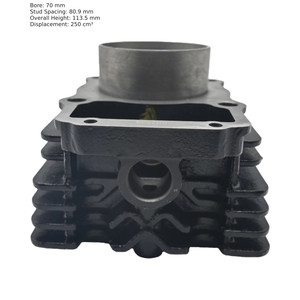 Kit cylindre et piston Lifan Zhanlang250, cylindre en fonte refroidi par eau, pièces de réparation pour moteur de tricycle - Product Image 2