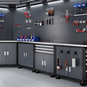 Tự động sửa chữa công cụ tủ bàn làm việc bàn làm việc công cụ xe đẩy hộp công cụ con lăn tủ nhà để xe Hệ thống lưu trữ hội thảo tủ - Product Image 5