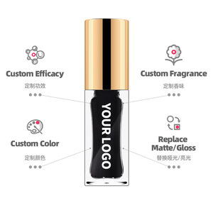Tubo de plata contenedor belleza cosméticos maquillaje brillo de labios base de etiqueta privada brillo de labios varita grande brillo de labios al por mayor brillo de labios - Product Image 4