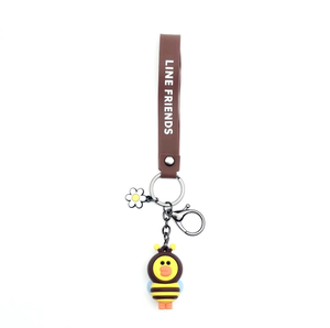 Excellent Quality Wholesale Customized Name Keychain PVC Rubber