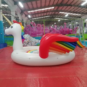 Khổng lồ Inflatable Unicorn Đảng nổi đảo hồ sông bè - Product Image 5