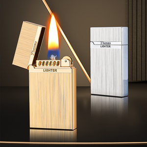 ZO8829 personnalisé métal rétro kérosène briquet cadeaux d'affaires Beise Langsheng couleur fumer accessoires en gros - Product Image 4