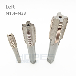 <span class=keywords><strong>Taraud</strong></span> de machine HSS6542 M1.4 à M33 à filetage à gauche, à cannelures droites, pas de vis grossier et fin, outils de filetage métriques - Product Image 1