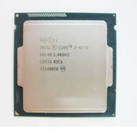 Processeur d'ordinateur pour ordinateur de bureau, processeurs d'origine utilisés, I7 4790k 4770 4790 I7 4e génération 4,0 GHz LGA1150 Quad-core I7 4790k