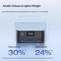 Station d'alimentation portable EF ECOFLOW RIVER 3 avec fonction UPS 245Wh 300W 76800mAh, alimentation de secours pour le camping en plein air