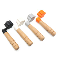 Hot Wholesale Guitar Tools Wooden Handle Non-slip Practical Acoustic Guitar String Winder Musical instrument accessories