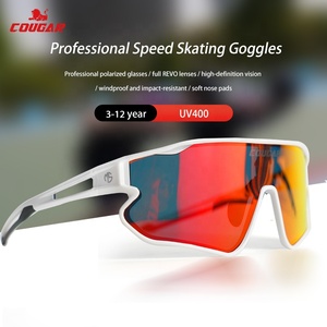 Occhiali Sportivi COUGAR con Protezione Anti-Vento e UV, Montatura in TR90 per Pattinaggio di Velocità, Skateboard, Monopattino e Ciclismo - Product Image 3