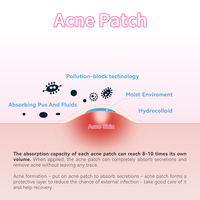 Patchs Hydrocolloïdes Personnalisés pour l'Acné et les Boutons, Autocollants Imperméables pour les Imperfections, Certifiés CE, Fabricant OEM ODM
