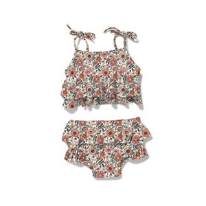 OEM Custom Kids Swimwear Low Moq Cute Lovely Baby Girl Beachwear America Kids 8 9 10 11 Years <strong>Old</strong> <strong>Swimsuit</strong> - Product Image 2