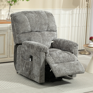 Sillones reclinables eléctricos modernos Sofá grande y alto para el cuidado de pacientes ancianos con tapicería de tela y marco de metal - Product Image 3