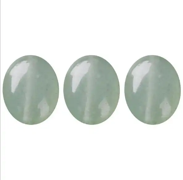 1 mm חור 8 mm רוחב באיכות גבוהה סגלגל ירוק אוונטורין קוורץ אבן חרוזים 40pcs/Strand