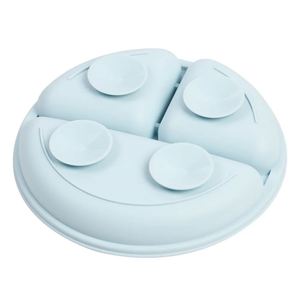 Ensemble de vaisselle pour bébé en silicone antidérapant avec assiette, bol, cuillère, fourchette, bavoir et tasse (5/9 pièces) - Product Image 3