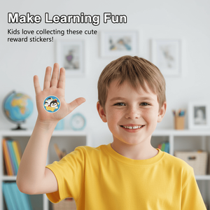 Cartoon Stickers Round Decorative Stickers Kids' Rewards - Product Image 3