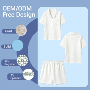 XIAJIE Low MOQ Custom Women's Pajamas-Elegant Casual Satin With Silk Screen Printing & Custom Label Service For Startup Brands