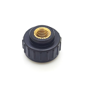 Customized Brass Insert Nut Bakelite Plastic Furniture <strong>Door</strong> <strong>Knob</strong> Handles Round Head - Product Image 1