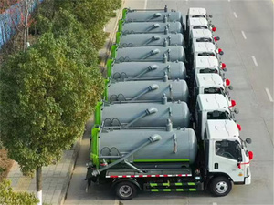 Camión de Succión de Aguas Residuales Eléctrico, Vehículo de Limpieza y Succión de 15000L 4x2 Diésel para Succión de Fecales y Tanques Sépticos - Product Image 5