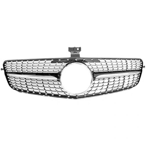 Mercedes-Benz C-Class W204 Grille Mesh GT Style Single Bar Front Bumper ABS Plastic Retrofit Upgrade Part - Product Image 4
