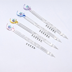Juego de Plumas de Vidrio para Caligrafía a Mano para Principiantes, con Espiral Definitiva y Ranuras Finas, para Tiendas en Línea - Product Image 1
