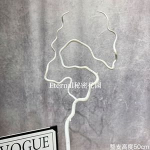 Plante artificielle Secret Garden Yunlong Willow, branche d'arbre en plastique vert, pour la décoration de mariage et de la maison - Product Image 5