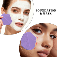 Produit tendance 2026 Accessoires de beauté Brosse applicatrice de maquillage pour une application cosmétique fluide Brosse à fond de teint multifonctionnelle en silicone