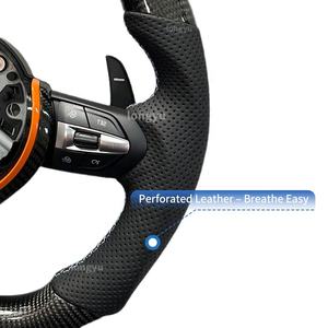 Volant en fibre de carbone pour <span class=keywords><strong>BMW</strong></span> Série 2 F45 218i 220i 225i 225xe IPerformance 216d <span class=keywords><strong>218d</strong></span> 220d 225d XDrive 2014 à <span class=keywords><strong>2021</strong></span> - Product Image 3