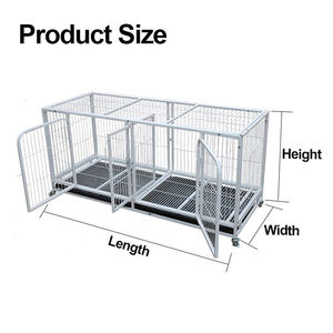 Vendita calda gabbia di allevamento a tre strati in metallo gabbia per gatti con chiusura a bottone Multi strato partizione di allevamento per negozi di animali e assistenza domiciliare - Product Image 4