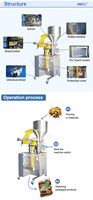 HNOC Machine automatique d'emballage de graines de maïs, de menton et de pois chiches pour petites entreprises