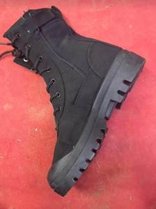 DFC30 Outdoor camping <b>hiking</b> training black canvas <b>boots</b> work canvas shoes tactical <b>boots</b> Full cotton+ Rubber sulphurized sole - Product Image 3