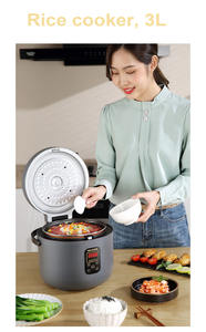 Nueva Olla <span class=keywords><strong>Arrocera</strong></span> Inteligente Baja en Azúcar, Capacidad de 3 Litros, Olla <span class=keywords><strong>Arrocera</strong></span> Práctica para el Hogar, Gran Venta - Product Image 2