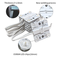 Modules LED en aluminium Ce Rohs 2835Smd 12V 24V haute luminosité, rétroéclairage 4 LED, module de lentille LED pour éclairage de plafond, source LED