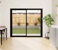Portes de magasin en aluminium à double vitrage insonorisées et résistantes aux intempéries BOCHARM pour usage extérieur, hôtels, centres commerciaux et entreprises