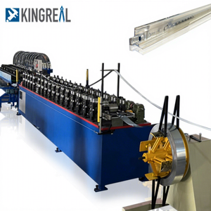 Machine de formage à rouleaux automatique pour grille de plafond suspendu 30M/Min <span class=keywords><strong>FUT</strong></span> T15 T24 Machine de fabrication de barres de plafond Prix d'usine - Product Image 1