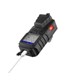 Pendeteksi Monitor Gas portabel, pendeteksi Monitor genggam O2 CO H2S EX 4 In 1