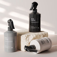 Échantillon gratuit de flacons pulvérisateurs en plastique PET de 500 ml, emballages cosmétiques, flacons de shampooing vides