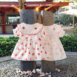 Vestidos de Princesa de Verano de Alta Calidad para Niñas de 0 a 2 Años, Lindo Vestido a Capas con Estampado de Puntos, Estilo Dulce para las Más Pequeñas - Product Image 3