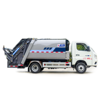 Le prix du petit camion à ordures à compression électrique Foton 5m3, avec une autonomie de 322km, est un véhicule de collecte des ordures au sous-sol