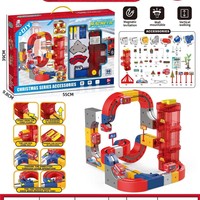 Rel Kereta Api DIY dengan Elevator Magnetik, Rel Levitasi Magnetik, Edukatif, DIY, Blok Bangunan Plastik, Rel Kereta Api, Blok Kereta Api