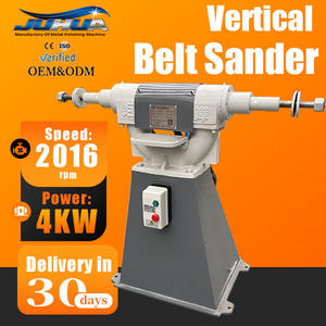 เครื่องขัดเงาแบบตั้งพื้น มอเตอร์ 4 กิโลวัตต์ สำหรับขัดผิวโลหะ <span class=keywords><strong>สายพาน</strong></span>ขัดเหล็กกล้าไร้สนิม อะลูมิเนียม และชิ้นส่วนฮาร์ดแวร์ - Product Image 5