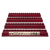 Ensemble de supports à mahjong festonnés Mulberry et Blue Willow, personnalisable par Haus of Tiles, directement de l'usine