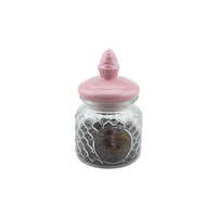 Pot en verre scellé pour aliments et bonbons avec couvercle en céramique, hermétique et de qualité alimentaire, capacité 650 ml, rangement de cuisine