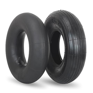 Ensemble <span class=keywords><strong>de</strong></span> pneus et chambre à air 13x4.00-6 avec <span class=keywords><strong>roue</strong></span> pneumatique à tige <span class=keywords><strong>de</strong></span> <span class=keywords><strong>valve</strong></span> droite TR-13 <span class=keywords><strong>pour</strong></span> chariot à <span class=keywords><strong>brouette</strong></span> chariot - Product Image 1