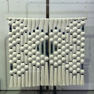 Décoration <span class=keywords><strong>murale</strong></span> en macramé <span class=keywords><strong>bohème</strong></span> écologique, grande décoration <span class=keywords><strong>murale</strong></span> pour salle à manger - Product Image 3