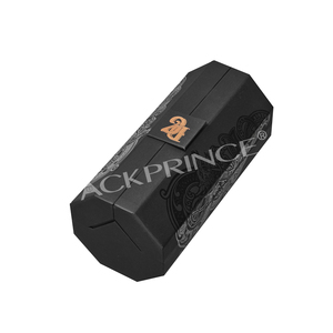 Hình lục giác hình đôi cửa sang trọng rượu vang đỏ bao bì tùy chỉnh Hộp rượu với nhung bên trong khay giấy nghệ thuật & tính năng cao cấp - Product Image 2