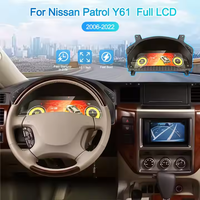 Tableau de bord numérique de haute qualité de 12,3 pouces pour Nissan Patrol Y61 2005-2024, compteur de vitesse virtuel, plug and play, écran de voiture