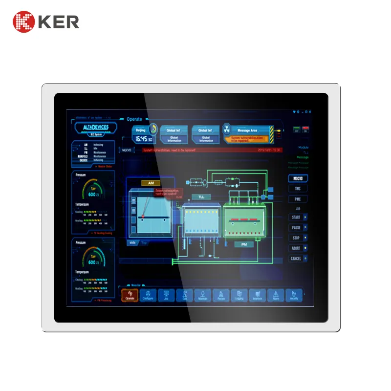 23,8 Zoll LCD Touch Kapazitiver Open Frame Touch Monitor Industrie computer Self Service Kiosk